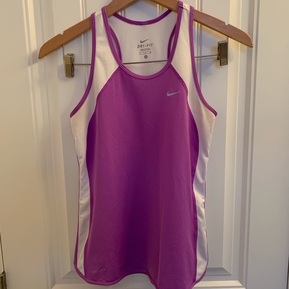 NikeTank Top Fuchsia Dri-Fit Lightweight Tank - Picture 1 of 4